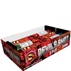 Single shot Devil�s shot 30mm 3 ks/bal