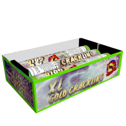 Single shot XL Gold crackling 3ks/bal