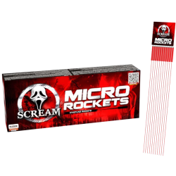 P�skaj�c� raketky Scream micro 12ks/bal