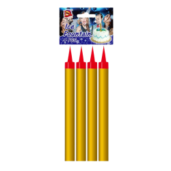 Dortov� font�na zlat� 18cm 4 ks/bal